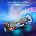 Hoverboard Overboard Infantil Skate Elétrico 6.5"  Led Bluetooth Bateria De Grande Capacidade Motor Brushless