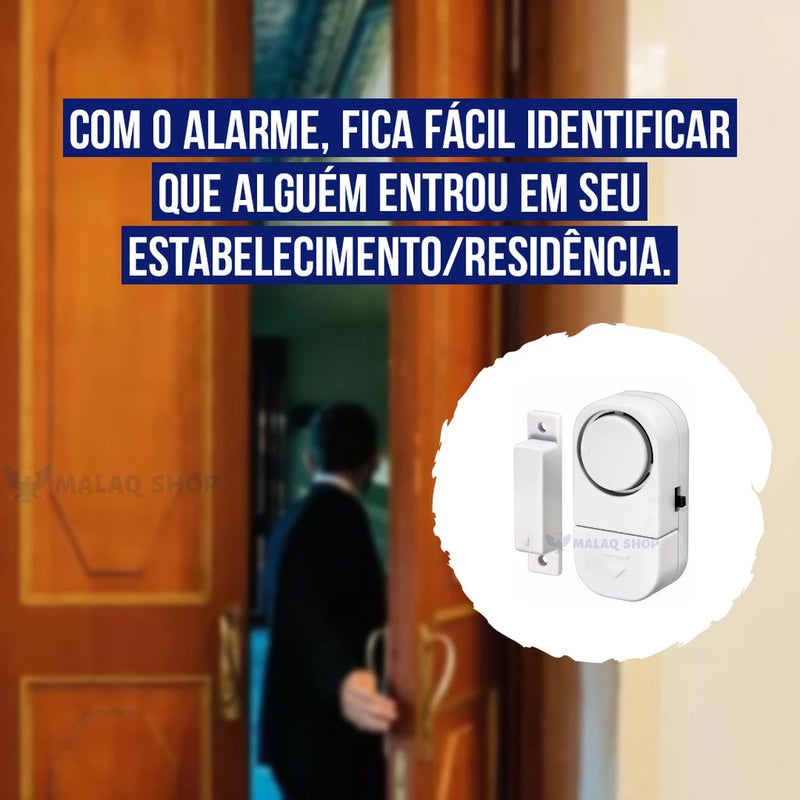 Alarme Sensor Magnético De Presença Sem Fio Janela E Porta