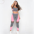 Conjunto Feminino Calça Legging e Top Roupa Fitness Leg Tope