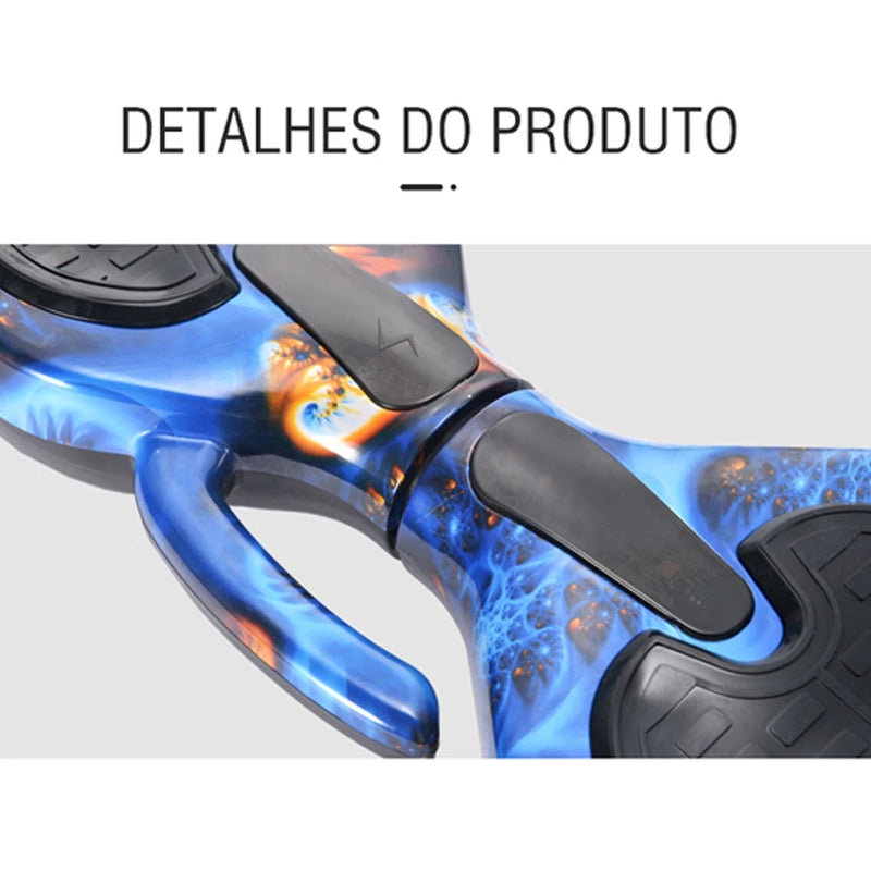 Hoverboard Overboard Infantil Skate Elétrico 6.5"  Led Bluetooth Bateria De Grande Capacidade Motor Brushless