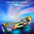 Hoverboard Overboard Infantil Skate Elétrico 6.5"  Led Bluetooth Bateria De Grande Capacidade Motor Brushless